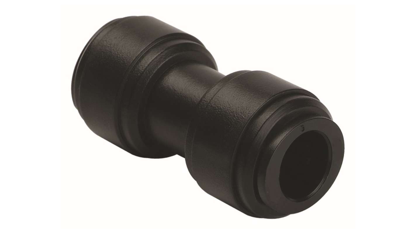 RS PRO Straight Tube-to-Tube Adaptor, Push In 4 mm to Push In 4 mm, Push-in Connection Style