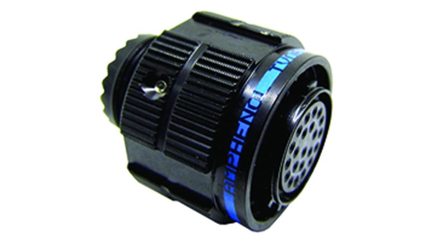 Amphenol Limited, D38999 8 Way Plug-In MIL Spec Circular Connector PlugBlack, Socket Contacts,Shell Size 13, Threaded,