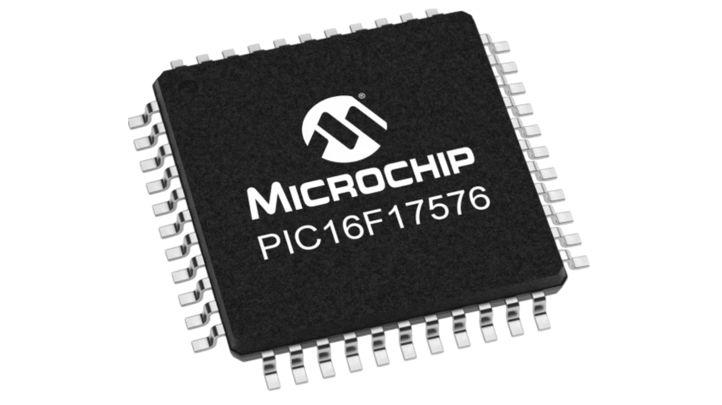 Microchip, 8bit PIC, PIC16F Microcontroller, 32MHz, 28 kB Flash, 44-Pin TQFP
