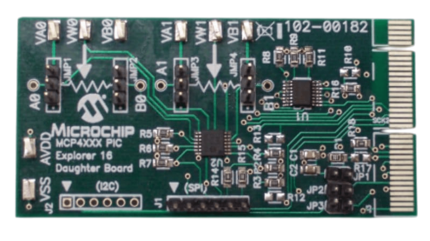 Microchip Entwicklungstool Kommunikation und Drahtlos Tochterplatine Digitales Potenziometer für DM240001, DV164122