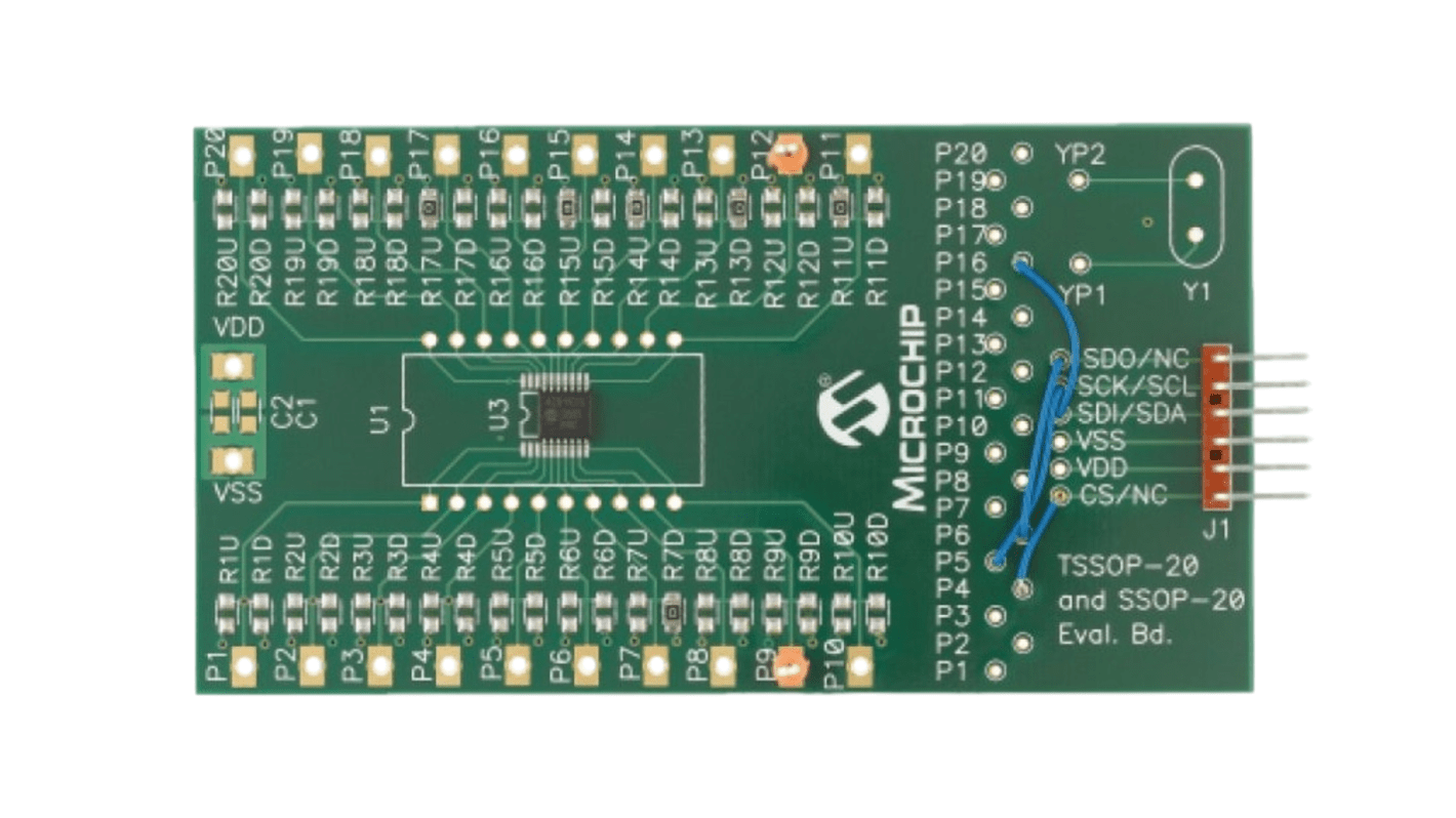 Microchip MCP42XXEV Evaluation Board for MCP42XX Evaluation Board for Digital Potentiometer