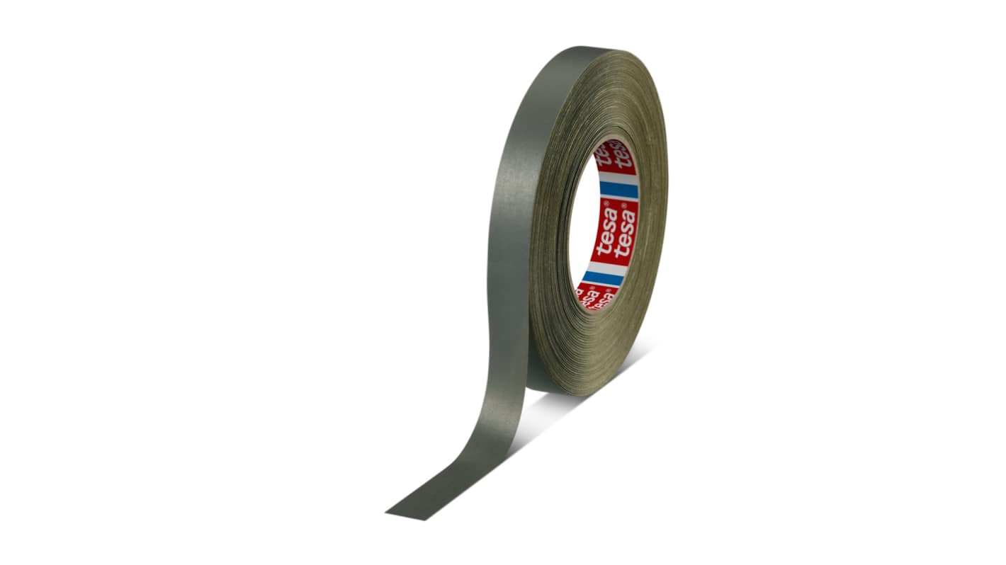 Tesa 04657-00111-00 Cloth Tape, 50m x 19mm, Yellow, Acrylic Coated Finish