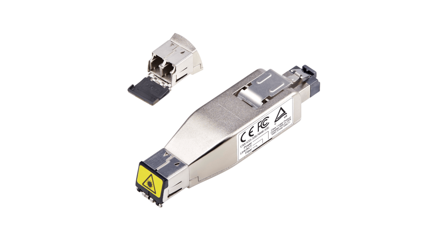 Konwerter mediów sieciowych, LC, RJ45, Wielotrybowy, 1000 or 800m, 1000Mbit/s