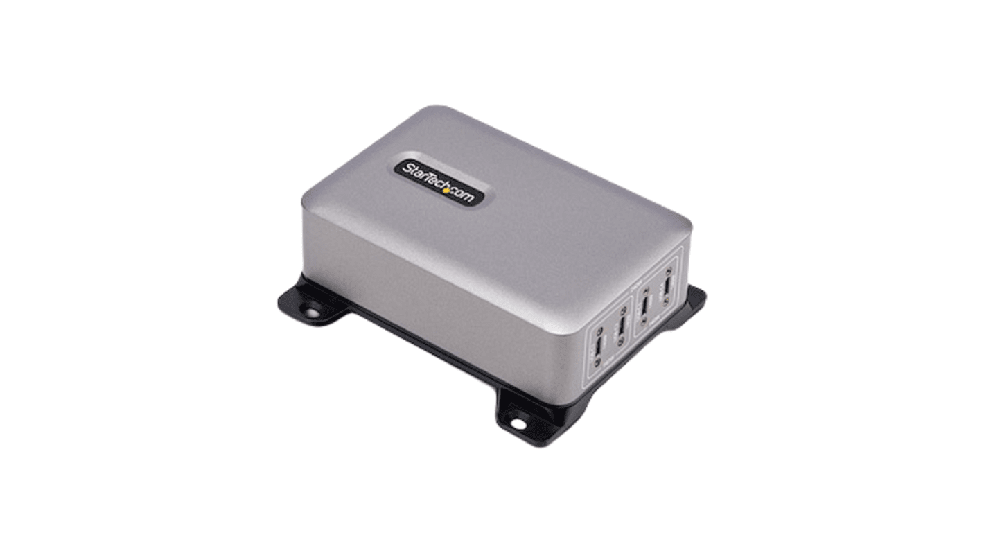 StarTech.com 4 Port USB C USB C USB C Hub, AC Adapter Powered, 17.4 x 18.5 x 5.8cm