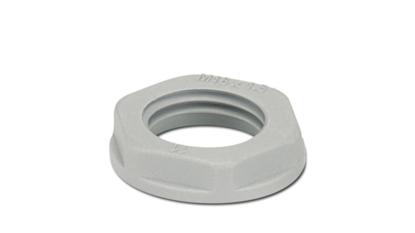 Phoenix Contact Polyamide Cable Gland Locknut, M16mm Thread