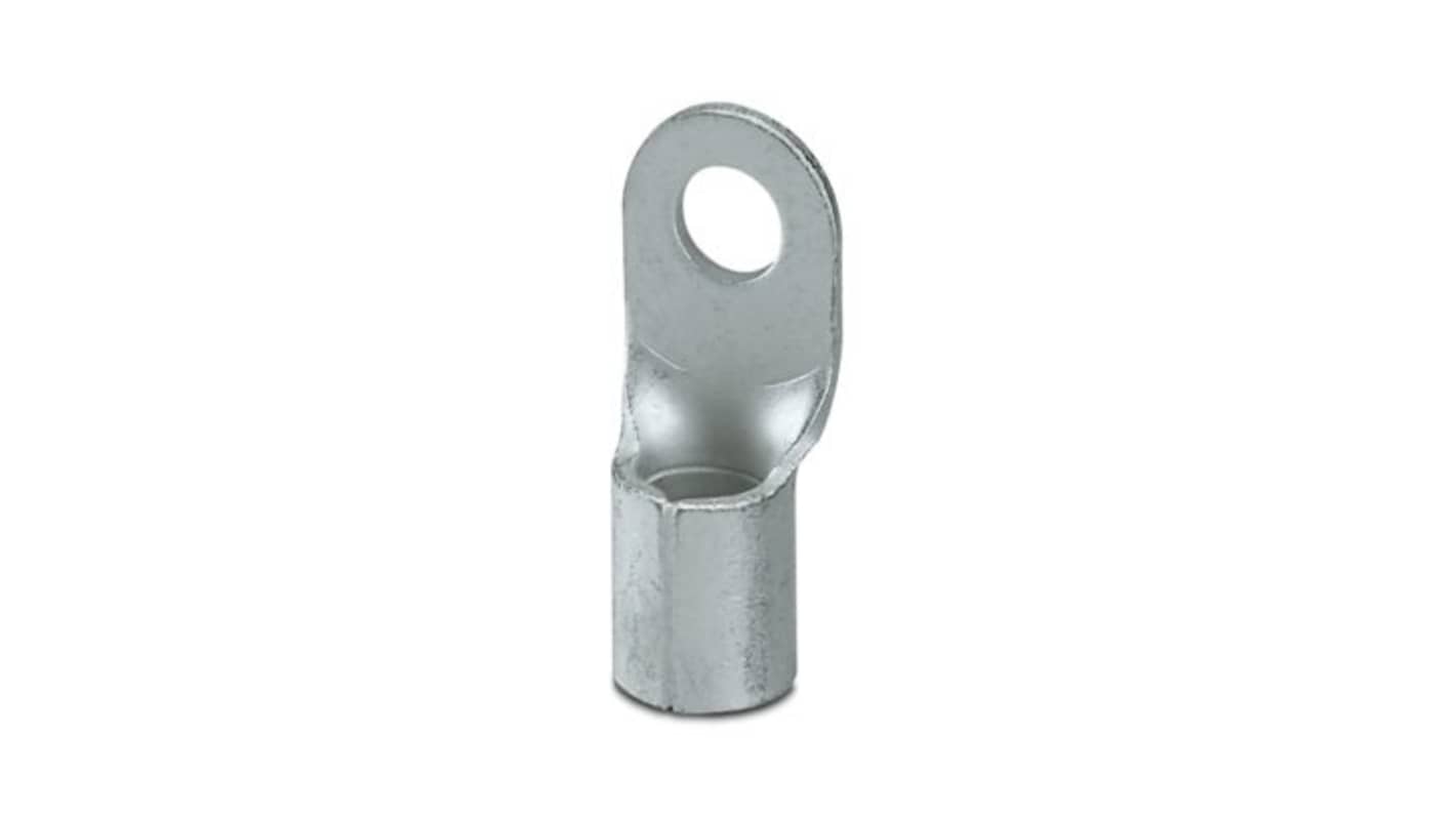 Phoenix Contact Uninsulated Ring Terminal, M5mm Stud Size, Silver