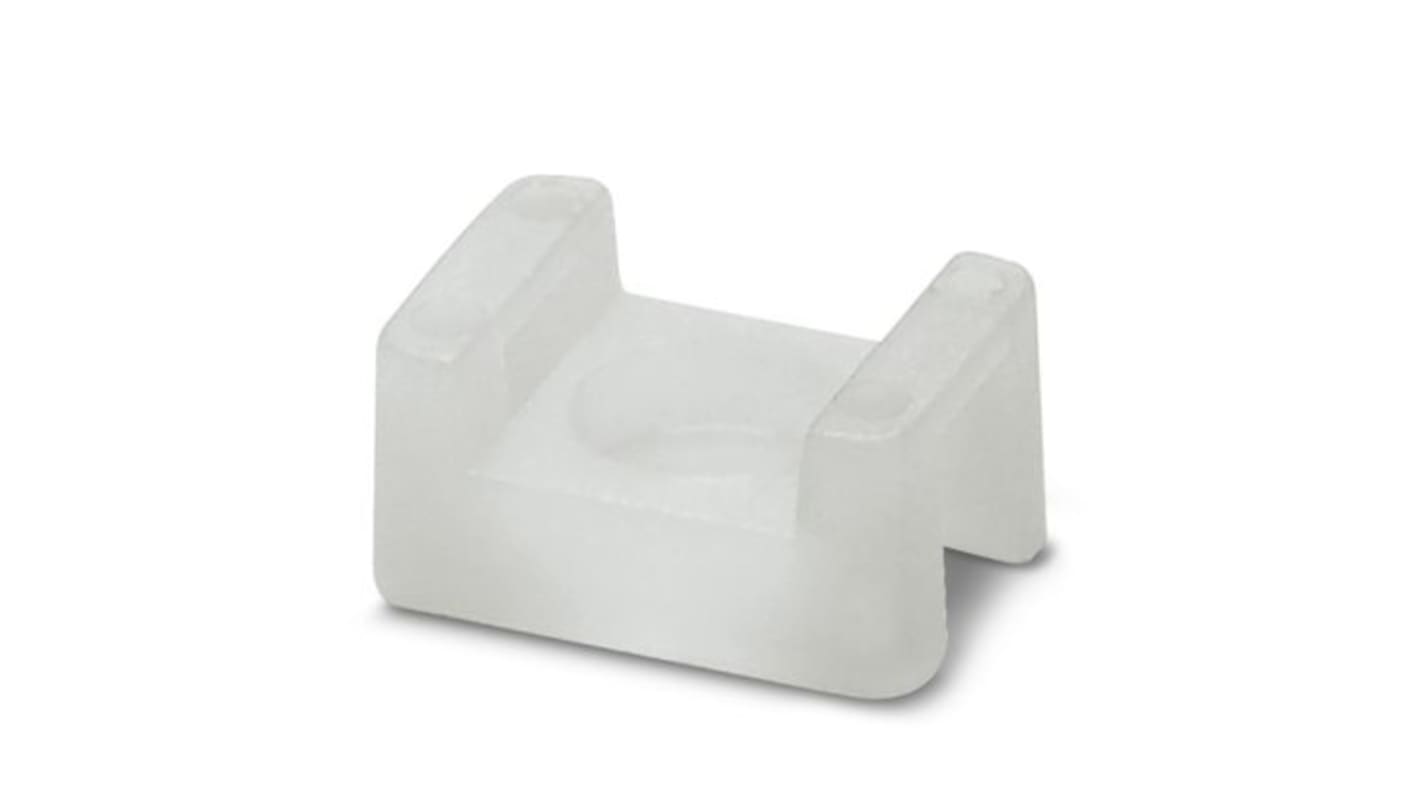Phoenix Contact White Cable Tie Mount 9.5 mm x 15mm, 5mm Max. Cable Tie Width