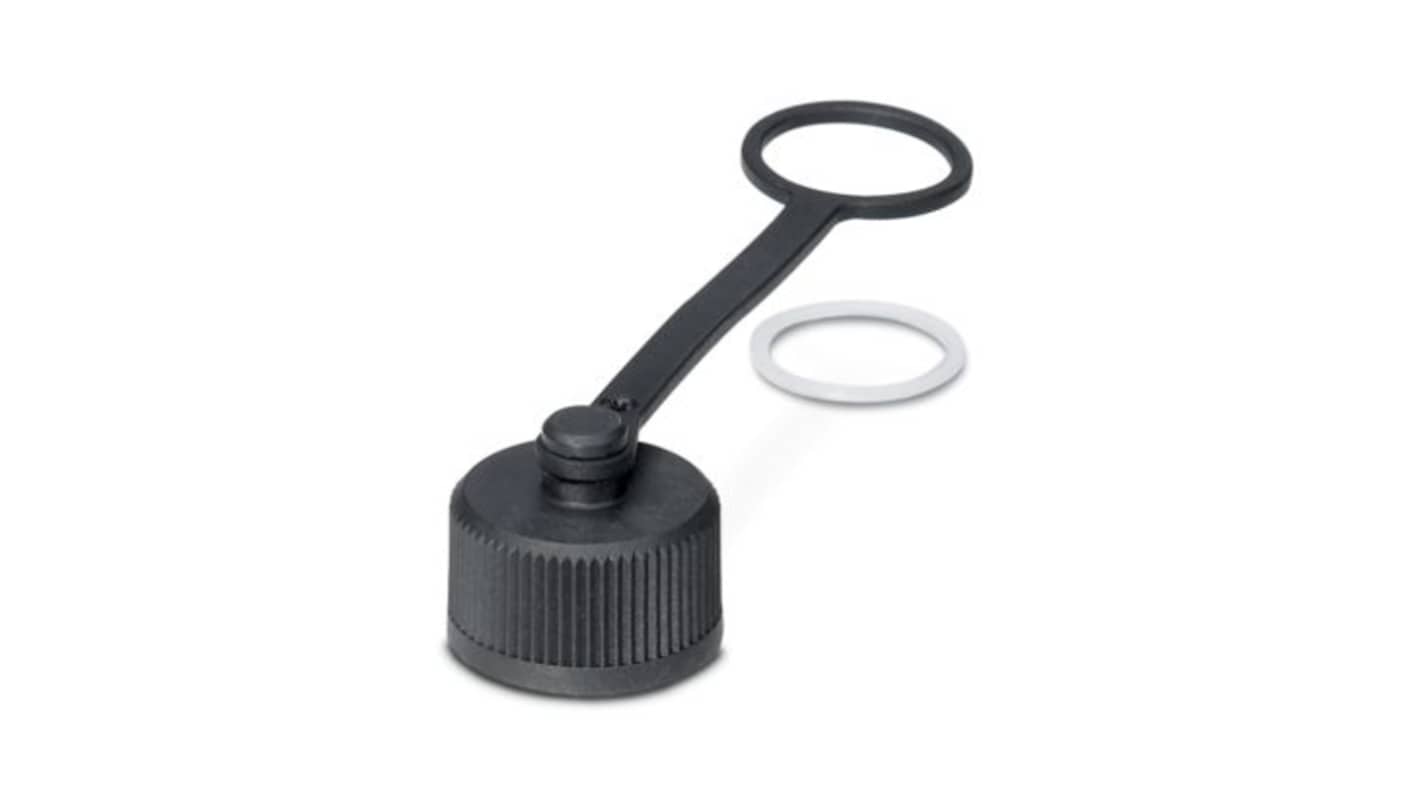 Phoenix Contact Black Sealing Cap, Shell Size M12mm for use with For M12 Plugs