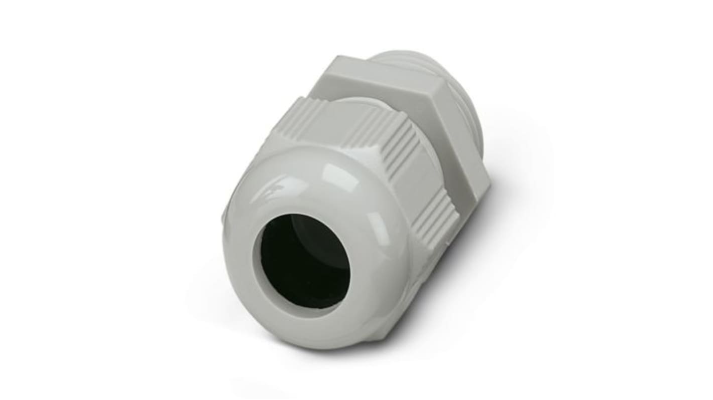 Phoenix Contact Light Grey Polyamide Cable Gland, M25 x 1.5mm Thread, 13mm min., 18mm max., IP66, IP68