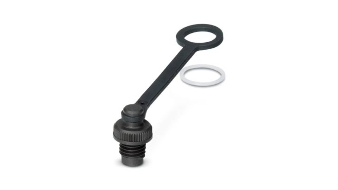Phoenix Contact Black Sealing Cap, Shell Size M8mm for use with For M8 Sockets
