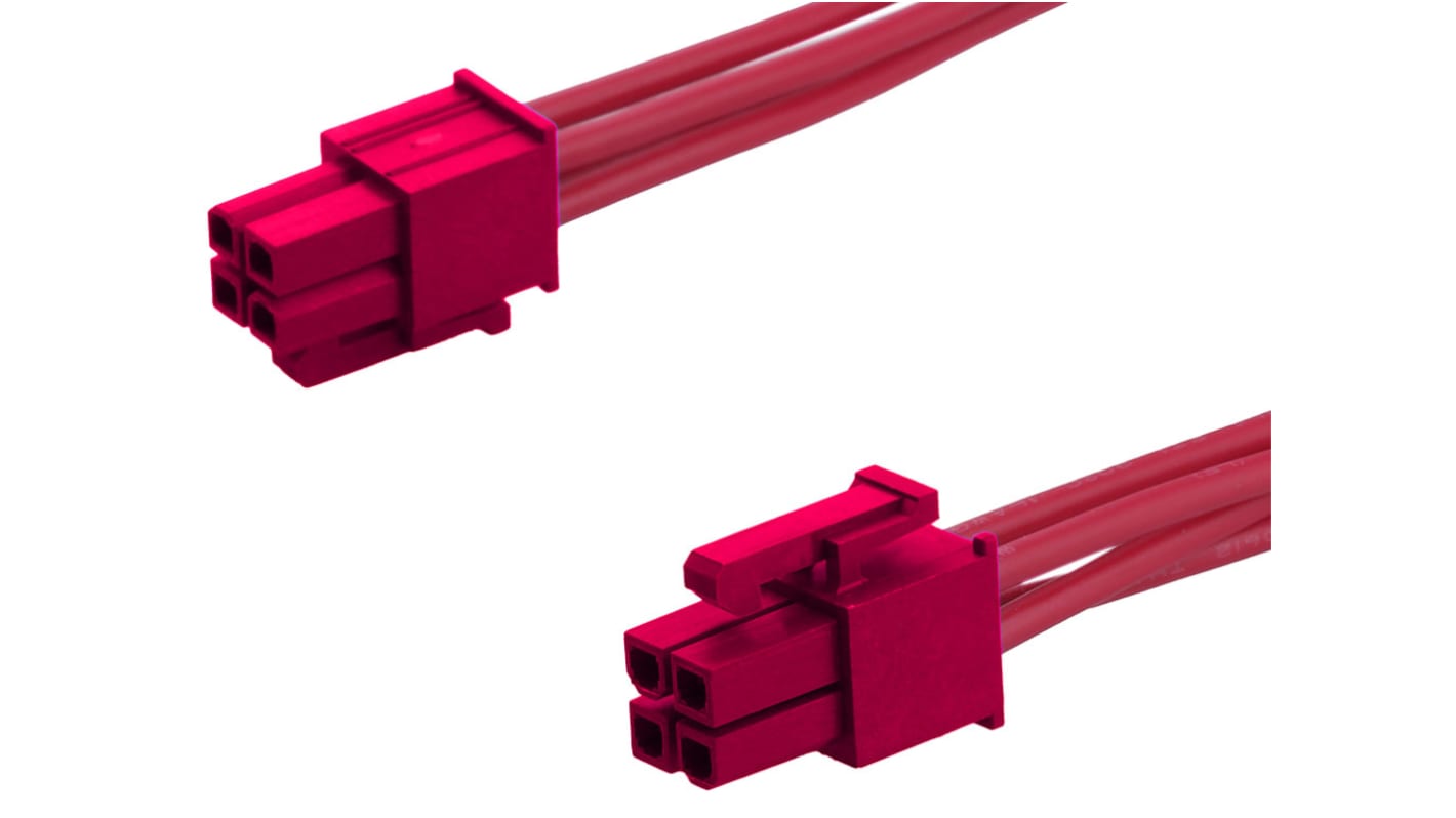 Molex 4 Way Female Crimped Terminal to 4 Way Female Crimped Terminal Wire to Board Cable Assembly, 150mm