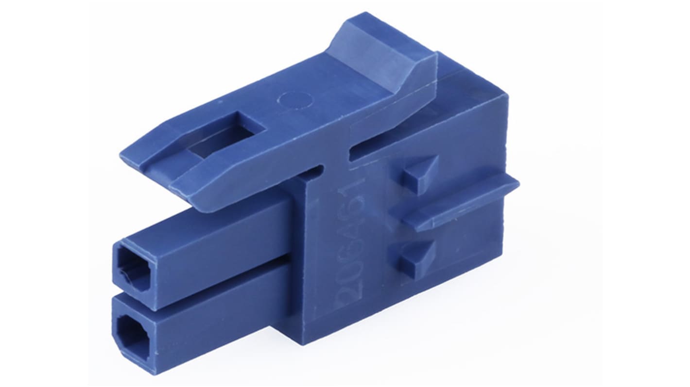 Molex, 206461 Receptacle Connector Housing, 3mm Pitch, 4 Way, 2 Row