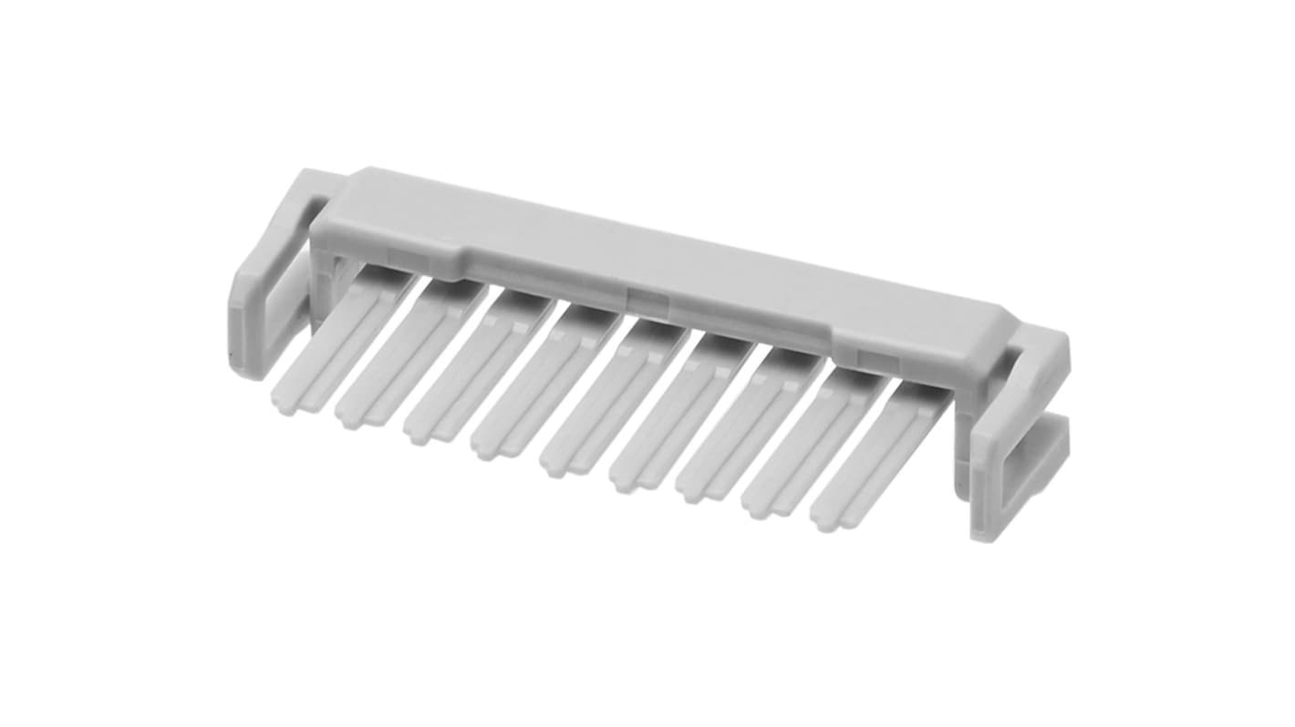 Molex 21452 Series Straight Through Hole PCB Header, 8 Contact(s), 1.25mm Pitch, 1 Row(s), Shrouded