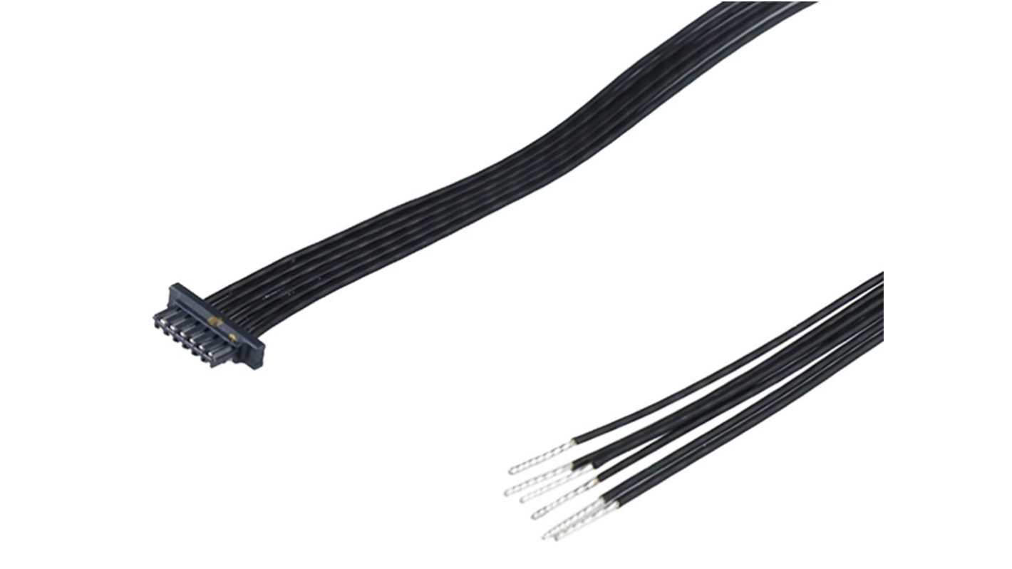 Molex 4 Way Female Crimped Terminal to 4 Way Male Pigtail Wire to Board Cable Assembly, 150mm