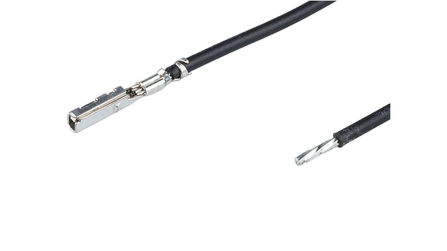 Molex 1 Way Female Crimped Terminal to 1 Way Male Crimped Terminal Wire to Board Cable Assembly, 150mm