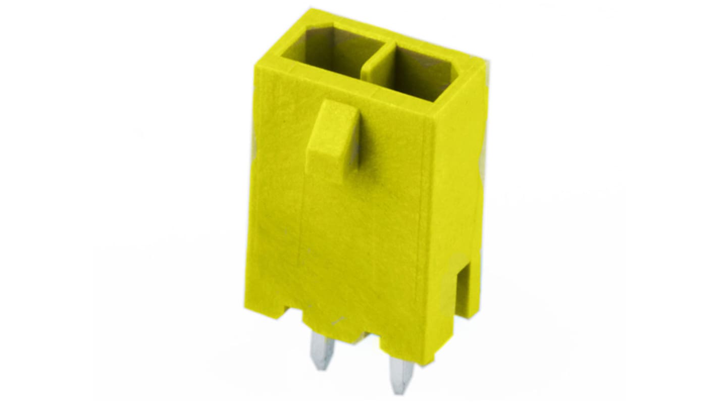 Molex 2p单排排针 直向，垂直, 3mm间距, THT安装, 21657系列