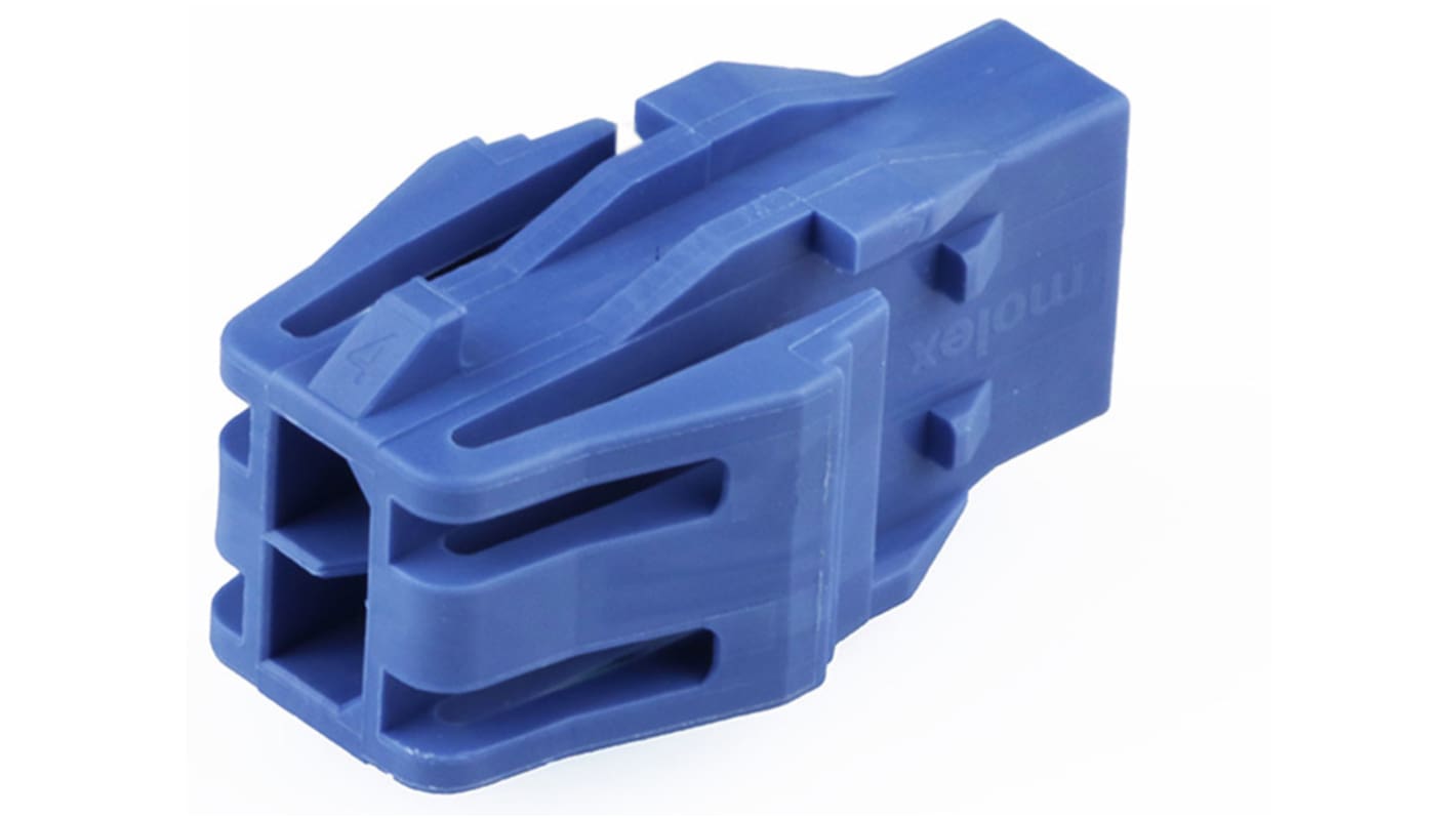 Molex 21592 Series Vertical Panel Mount PCB Header, 6 Contact(s), 3mm Pitch, 2 Row(s), Shrouded