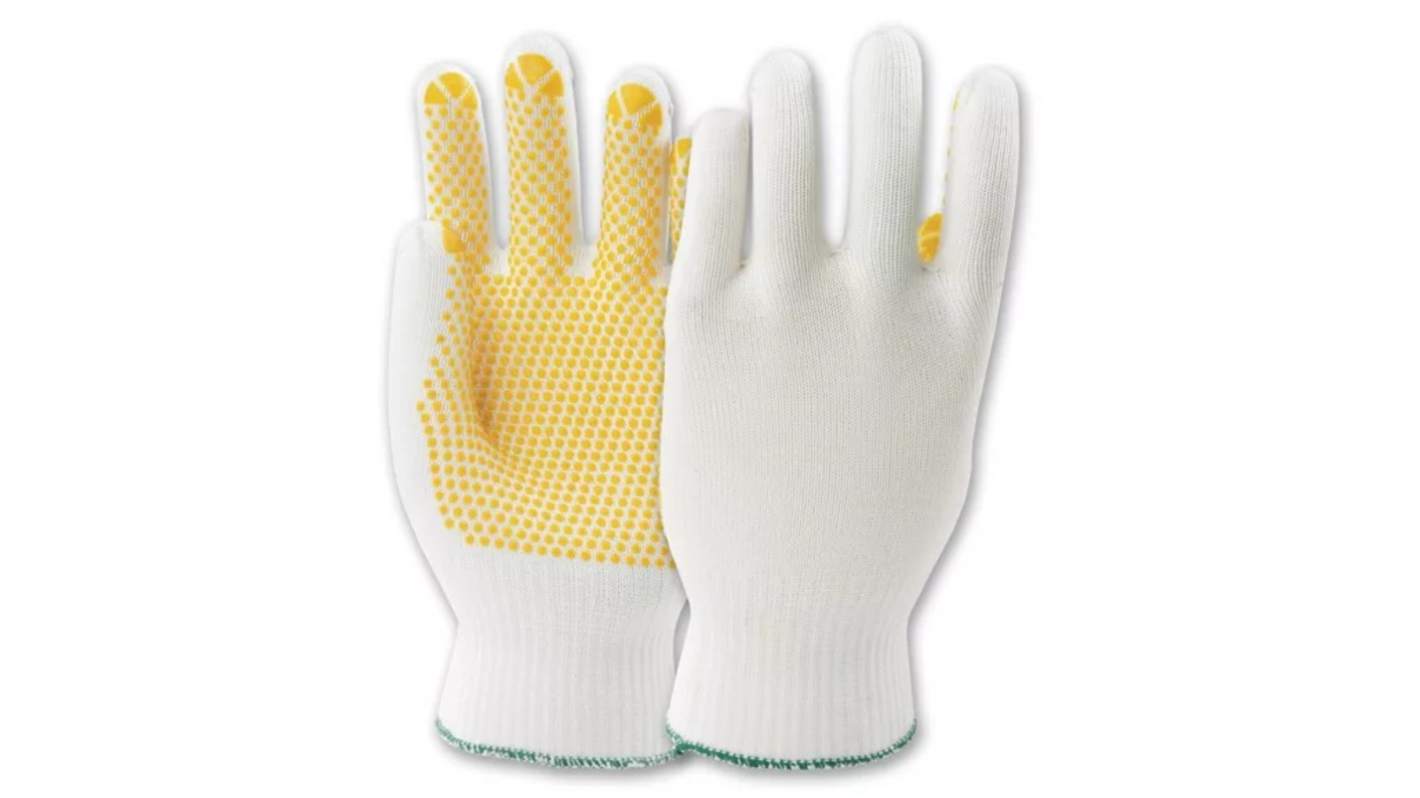 Honeywell Safety PolyTRIX N White, Yellow Polyamide Cut Resistant Work Gloves, Size 11