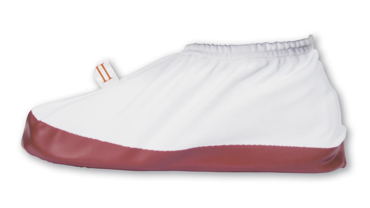 Honeywell Safety White/Red Anti-Slip Over Shoe Cover, One Size, For Use In Hygiene
