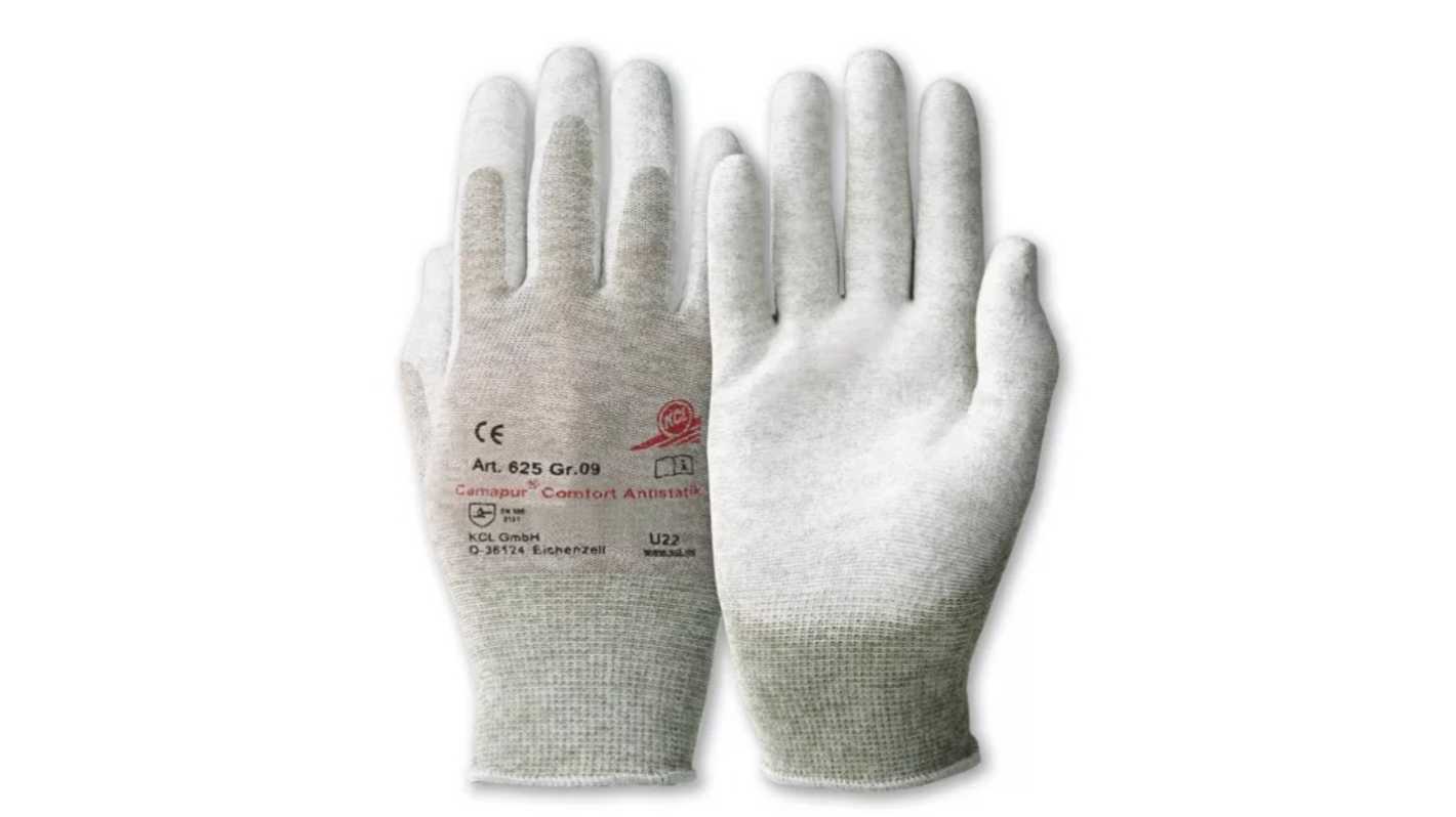 Honeywell Safety Camapur Comfort Antistatik Beige Polyamide Oil Grip, Oil Repellent Work Gloves, Size 8, Polyurethane