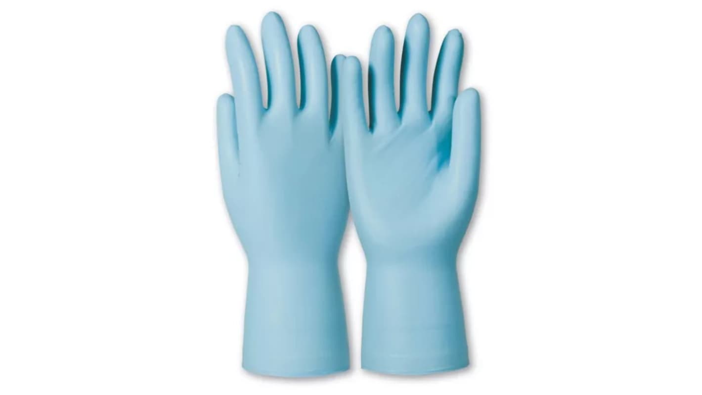 Honeywell Safety Dermatril P Blue Nitrile Disposable Gloves, Size 7, 1Pair per Pack