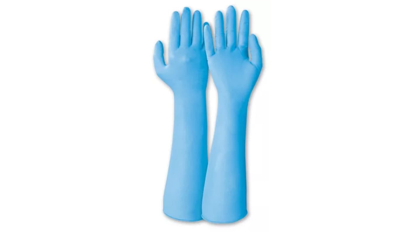 Honeywell Safety SivoChem Blue Nitrile Chemical Resistant, General Purpose Work Gloves, Size 9