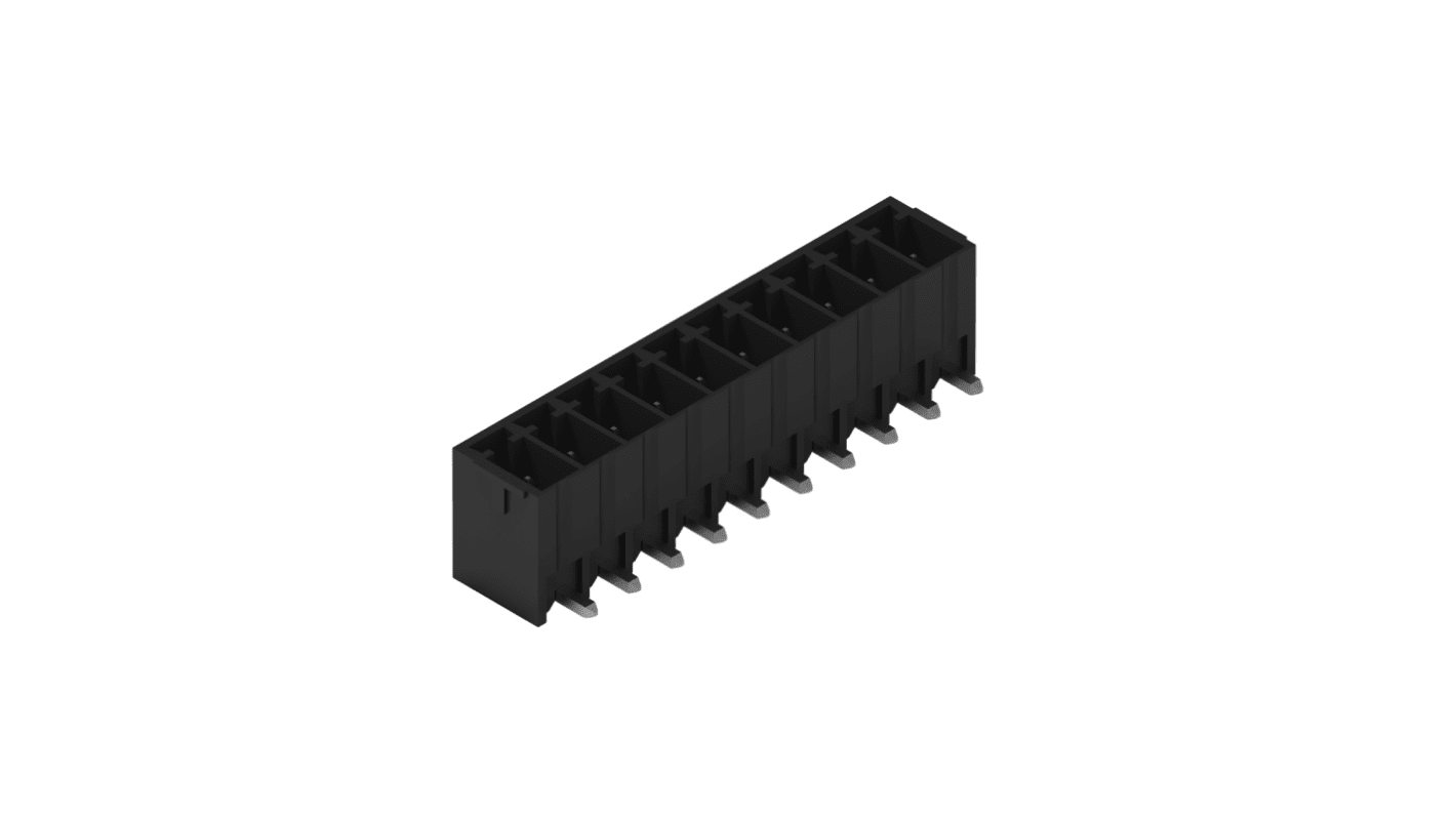 Wurth Elektronik 排针, 10p, 3.5mm间距, THT安装, 引脚端接, WR-TBL系列
