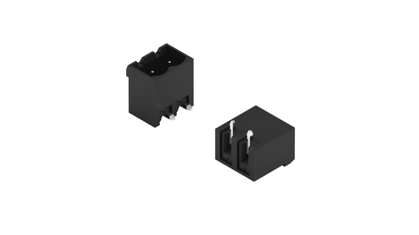 Wurth Elektronik WR-TBL Series PCB Header, 2-Contact, 5mm Pitch, Through Hole Mount, 1-Row, Pin Termination