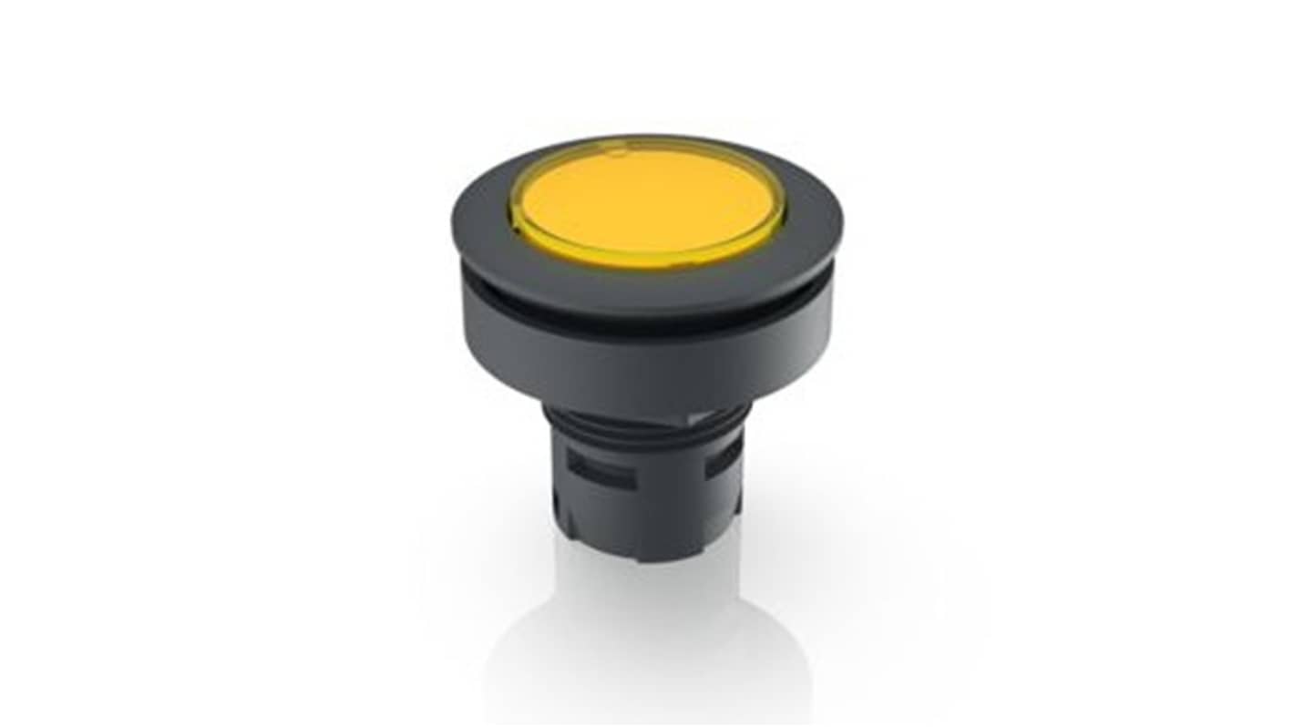 RAFI Yellow Push Button Lamp for Use with Push Button