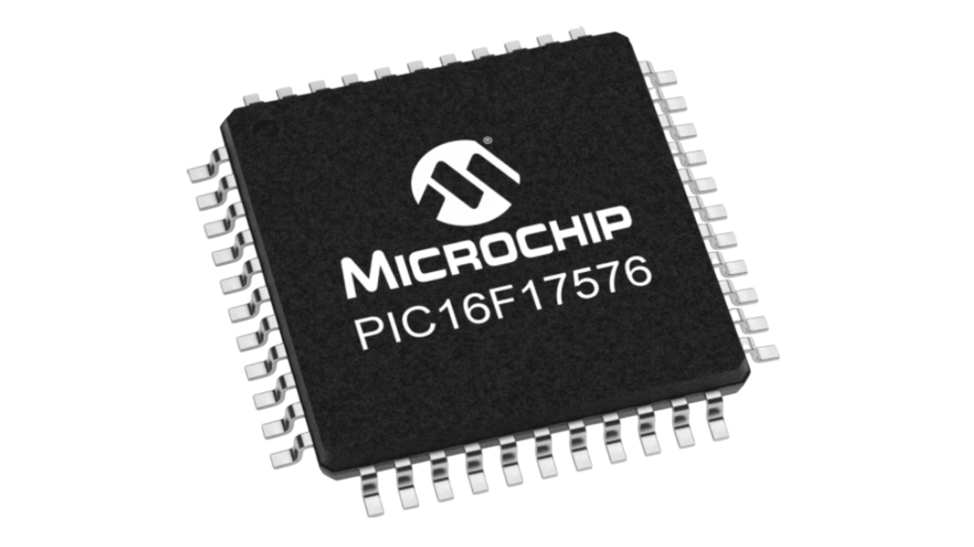 Microchip, 12bit PIC, PIC16 Microcontroller, 32MHz, 28 kB Flash, 44-Pin TQFP