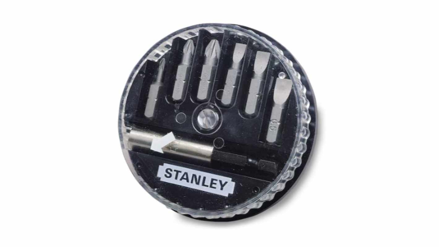 Punta de atornillar DeWALT de 7 piezas, puntas Ranurado, Hexagonal Phillips, Pozidriv, Cuadrado, Torx de seguridad, Torx