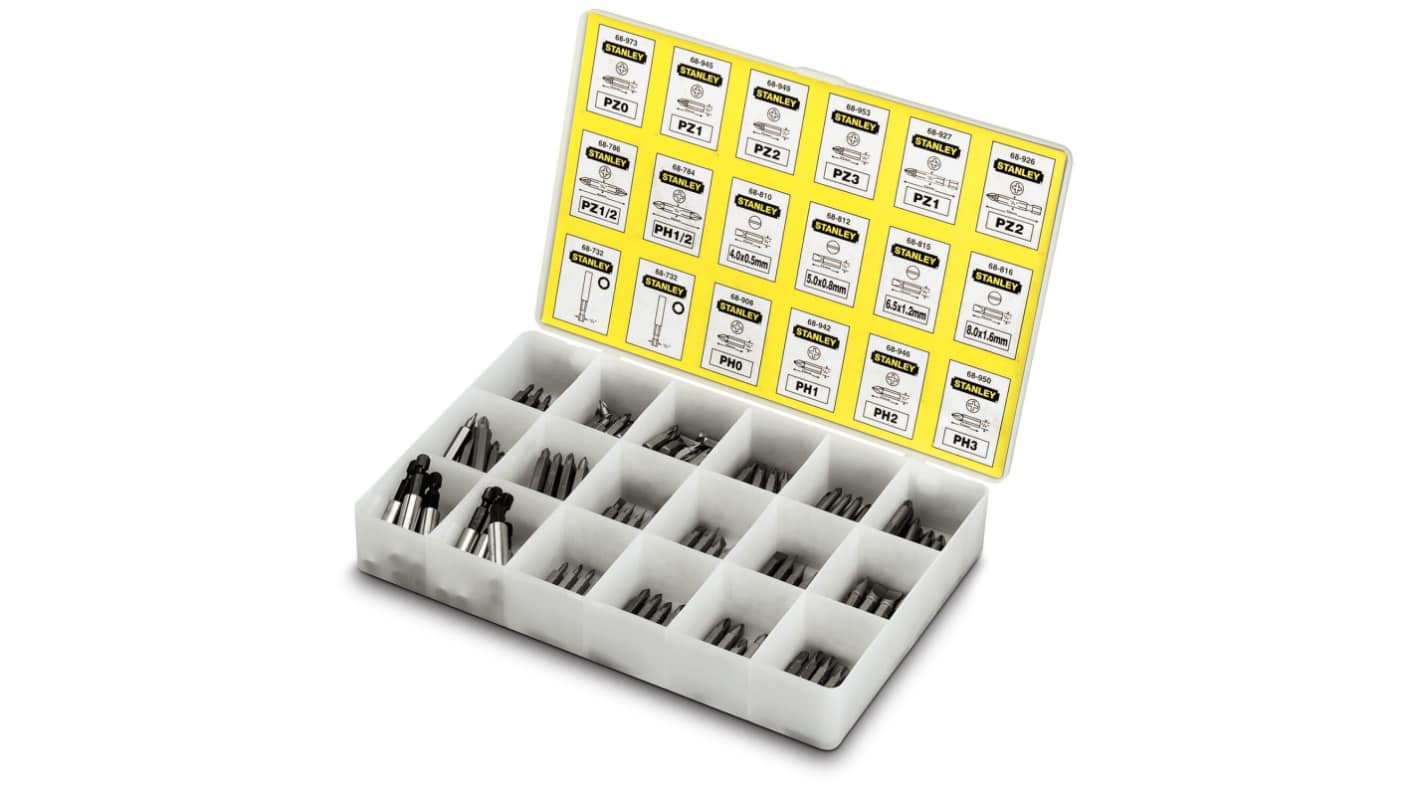 DeWALT Bit 200 Pieces, Flat, Hex, Phillips, Pozidriv, Square, Tampered Torx, Torx