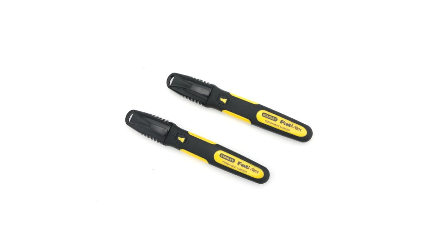 Stanley Chisel Tip Tip Black Marker Pen