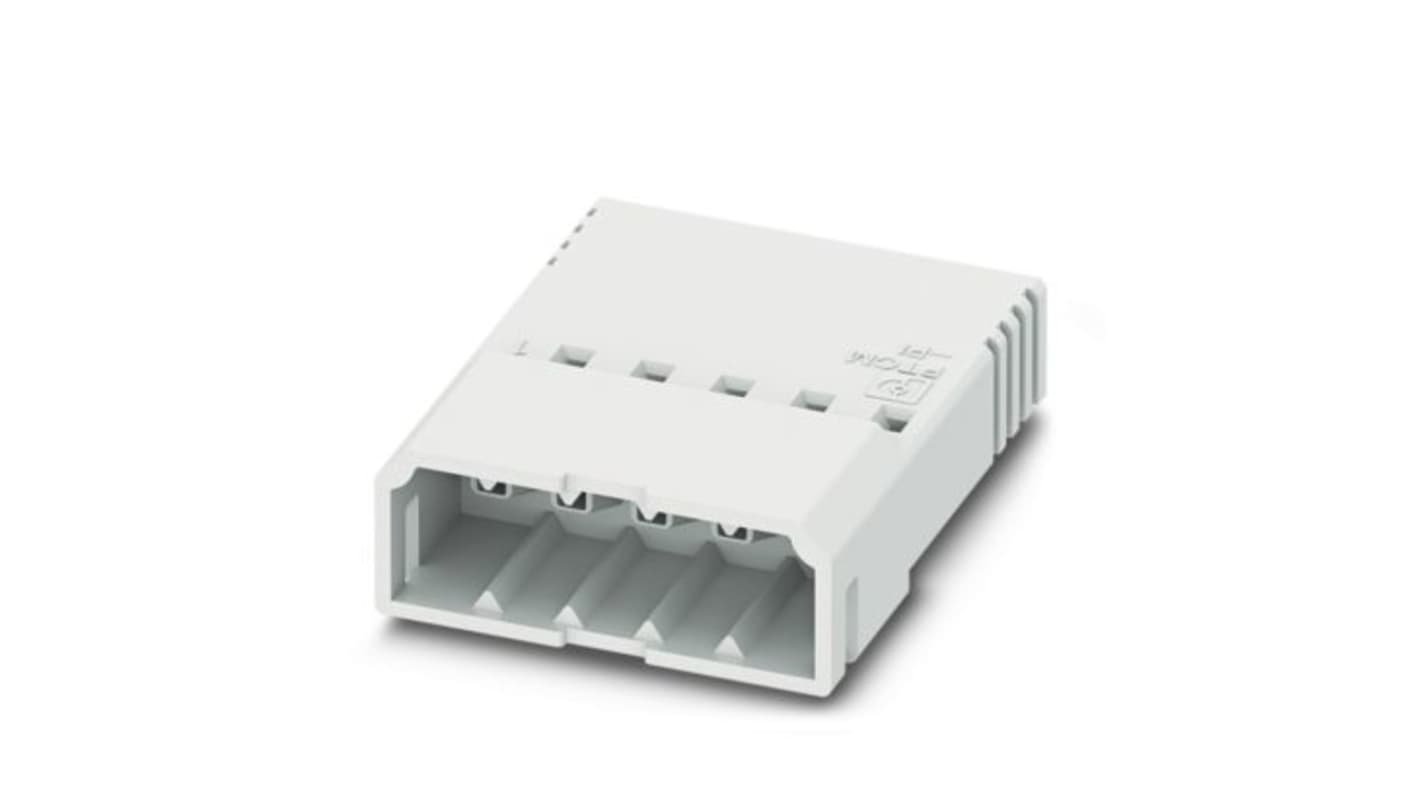 Phoenix Contact, 2.5mm Pitch, 5/..-PI, PTCM 0, 5 Way, , Pluggable Terminal Block, Plug, PCB Mount, Crimp Termination,