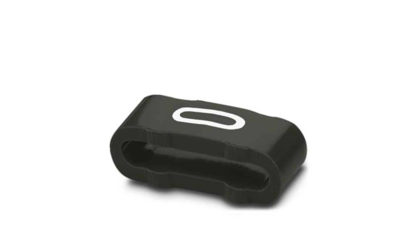 Phoenix Contact SD-WMTBS Slide On Cable Marker, Black, Pre-printed "Numbers", 10 → 136mm Cable, for Conductor