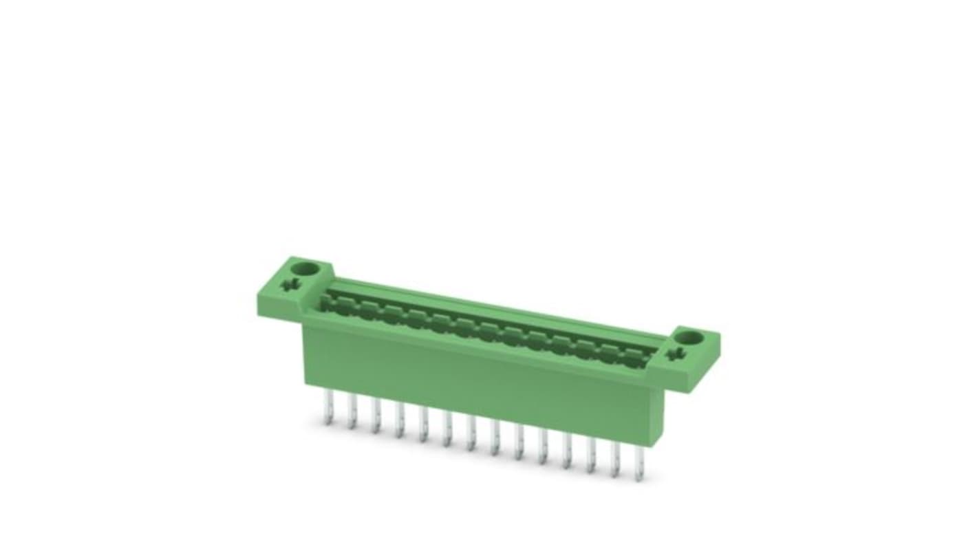 Phoenix Contact, 5.08mm Pitch, 5/..-G, DFK-MSTB 2, 14 Way, , Pluggable Terminal Block, Feed Through Header, Feed