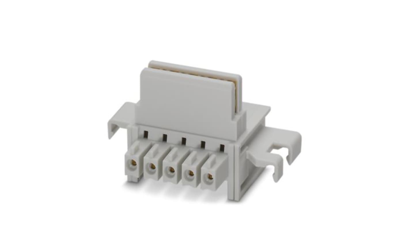 Phoenix Contact TBUS Series BUS Connector for Use with DIN Rail Terminal, 8A