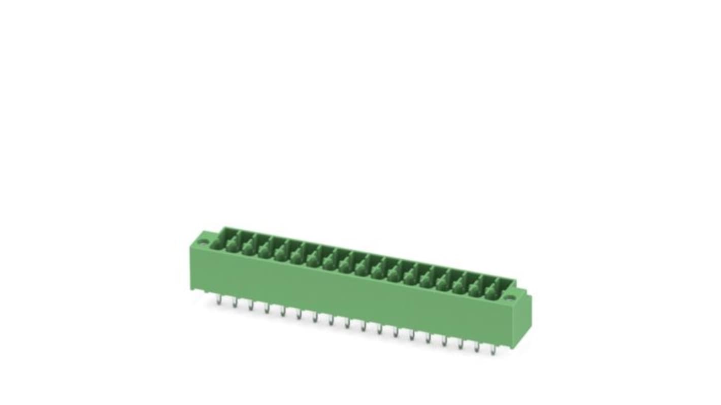 Phoenix Contact DMCV Series Straight Wave Soldering PCB Header, 36 Contact(s), 3.5mm Pitch, 2 Row(s), Shrouded