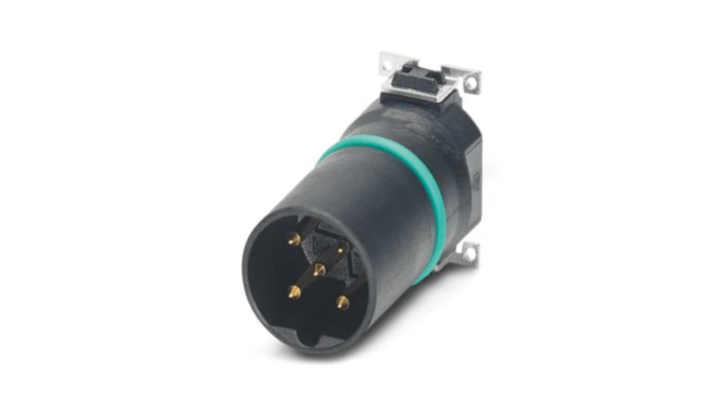Phoenix Contact 圆形连接器插芯, 公插, 5位, 用于用于圆形连接器插件
