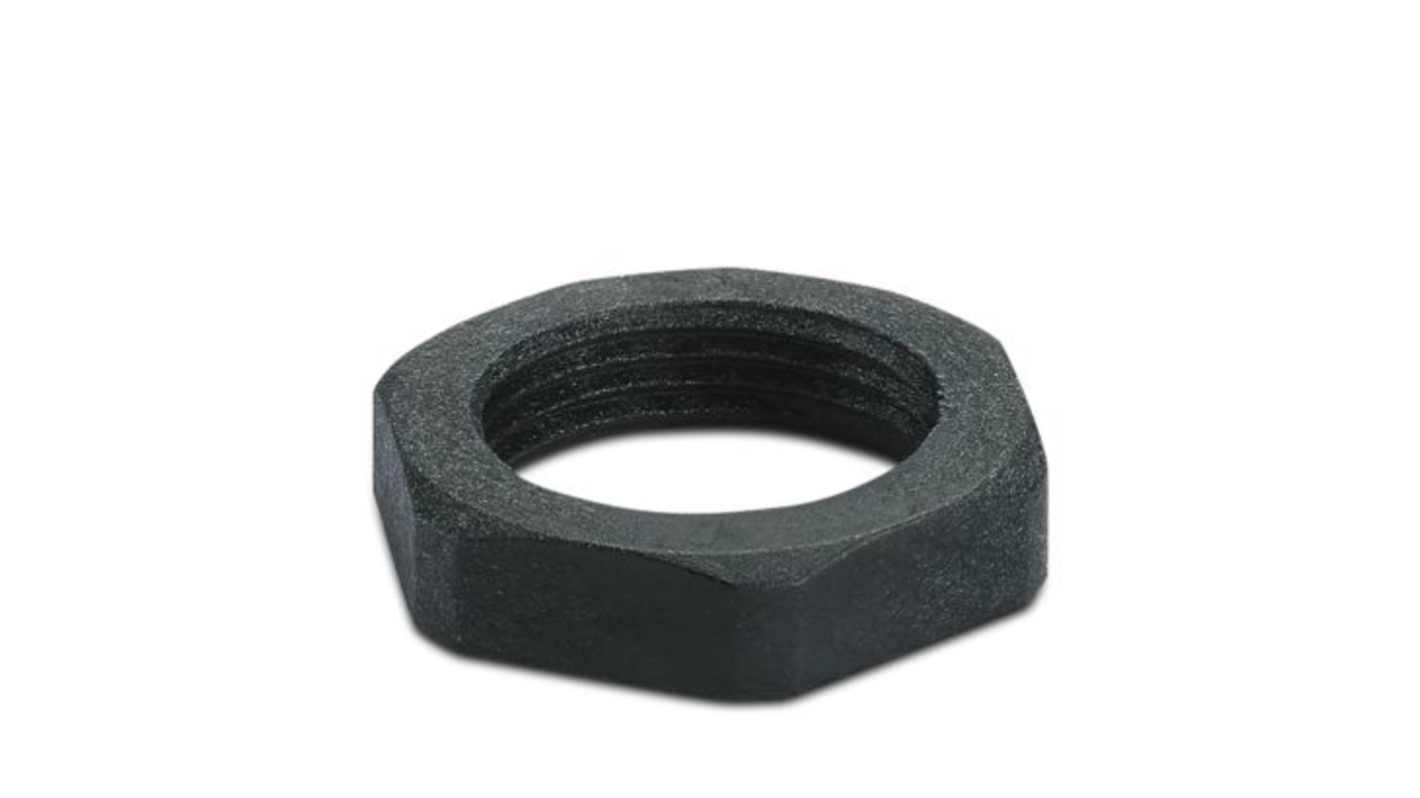 Phoenix Contact Black Counter Nut for use with Connector