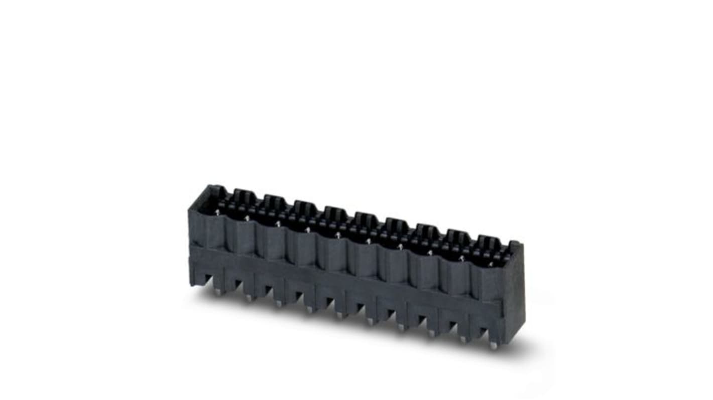 Phoenix Contact CCVA Series Straight Wave Soldering PCB Header, 6 Contact(s), 5.08mm Pitch, 1 Row(s)