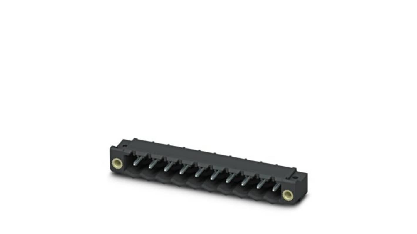 Phoenix Contact CC Series Straight Wave Soldering PCB Header, 4 Contact(s), 5mm Pitch, 1 Row(s), Shrouded