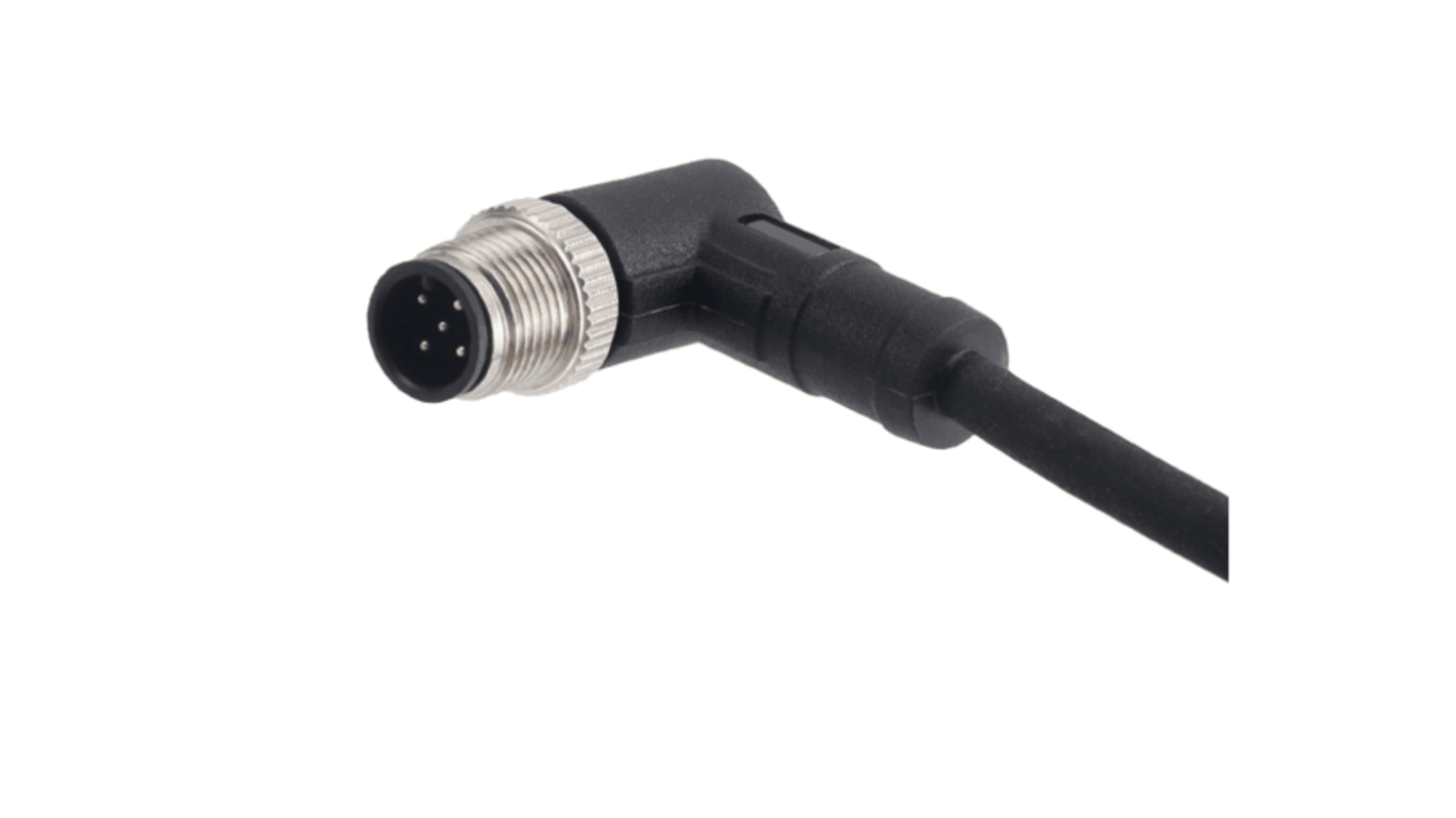RS PRO Industrial Circular Connectors, 5 Contacts, Moulded Cable, Plug, Male, IP67