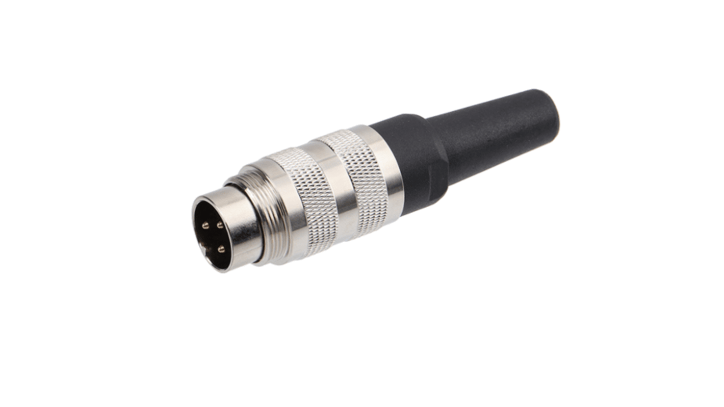 RS PRO Industrial Circular Connectors, 12 Contacts, Plug, Male, IP67