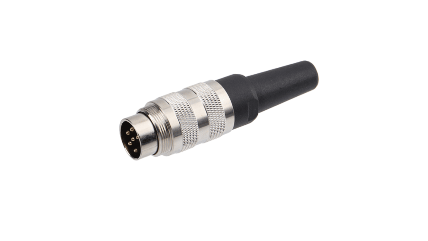 RS PRO Industrial Circular Connectors, 3 Contacts, Plug, Male, IP67