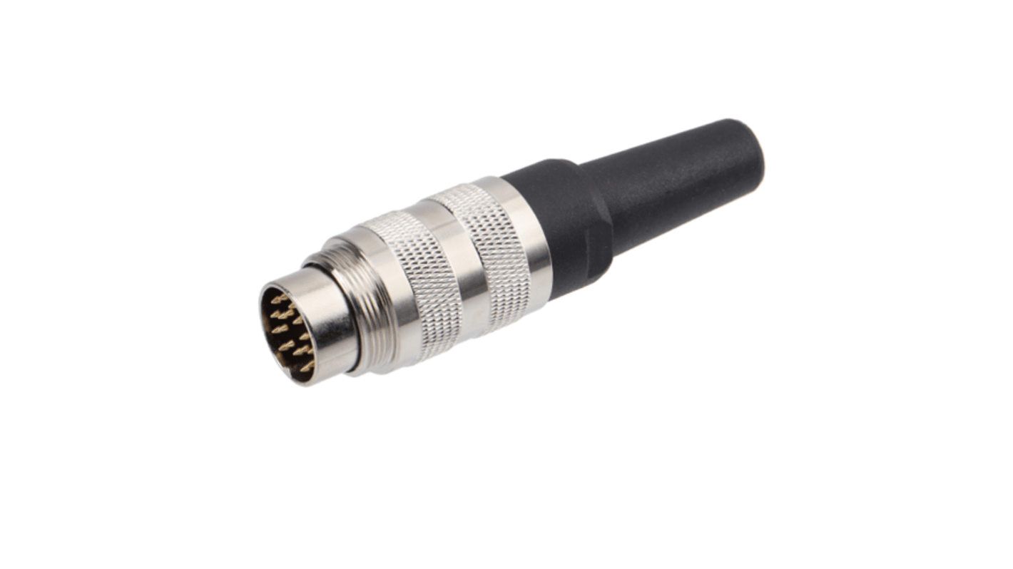 RS PRO Industrial Circular Connectors, 8 Contacts, Plug, Male, IP67