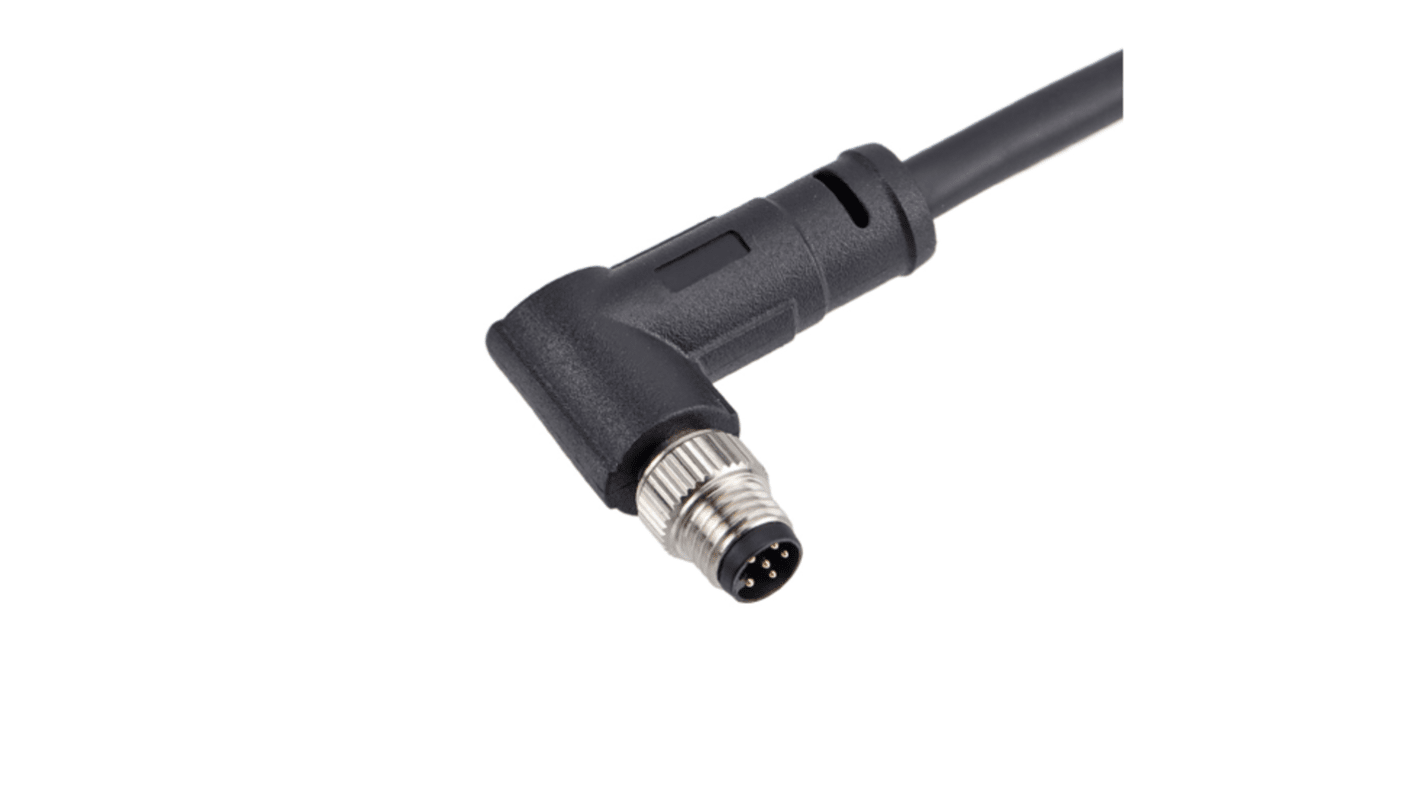 RS PRO Industrial Circular Connectors, 6 Contacts, Moulded Cable, Plug, Male, IP67