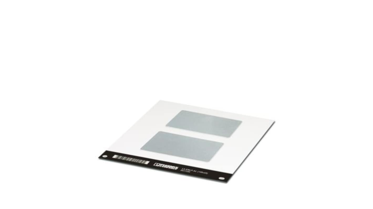 Phoenix Contact LS-EMLP-AL Adhesive Marking Foil, Silver, Pre-printed "Unlabeled", for Devices In The Control Cabinet,