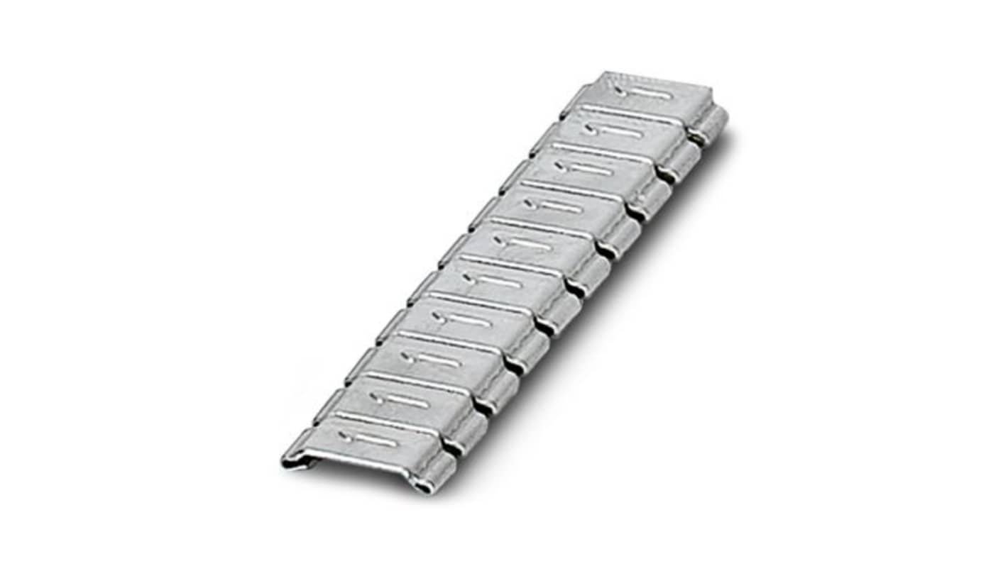 Phoenix Contact SD-WMTBS Slide On Cable Marker, Silver, Pre-printed "Numbers", 16 → 305mm Cable, for Labeled