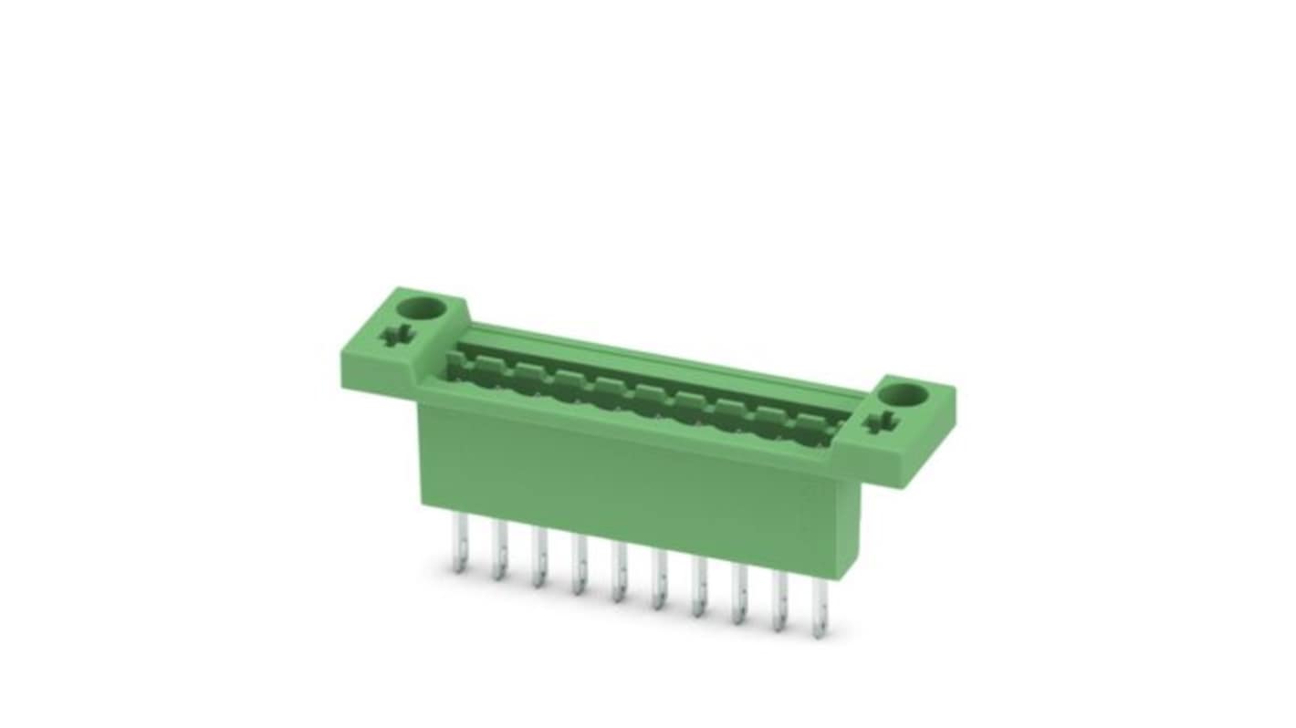 Phoenix Contact, 5mm Pitch, 5/..-G, DFK-MSTB 2, 10 Way, , Pluggable Terminal Block, Feed Through Header, Feed Through,